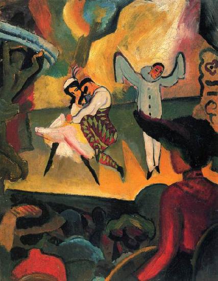 August Macke Russisches Ballett